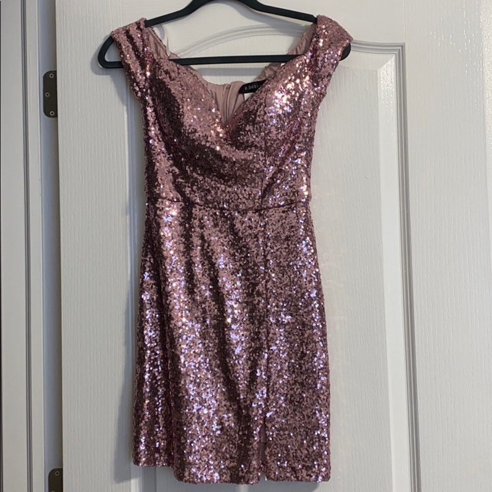 Pink sparkle dress